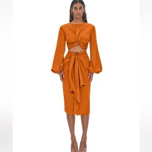 ANDREA IYAMAH SET SKIRT & CROPPED TOP